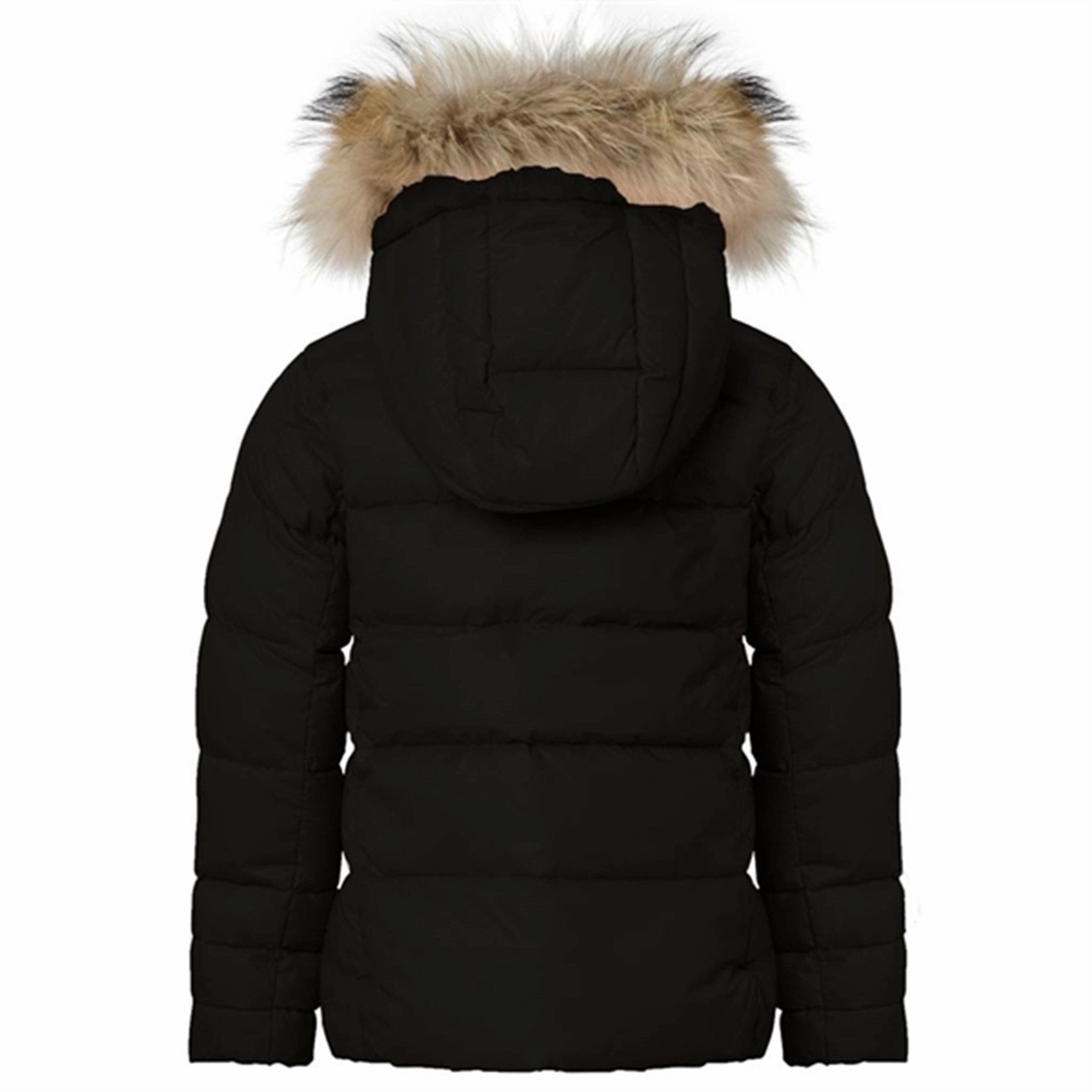 Slim Fit Design Ver de Terre Featherlight Girls Jakke m. Pels Black