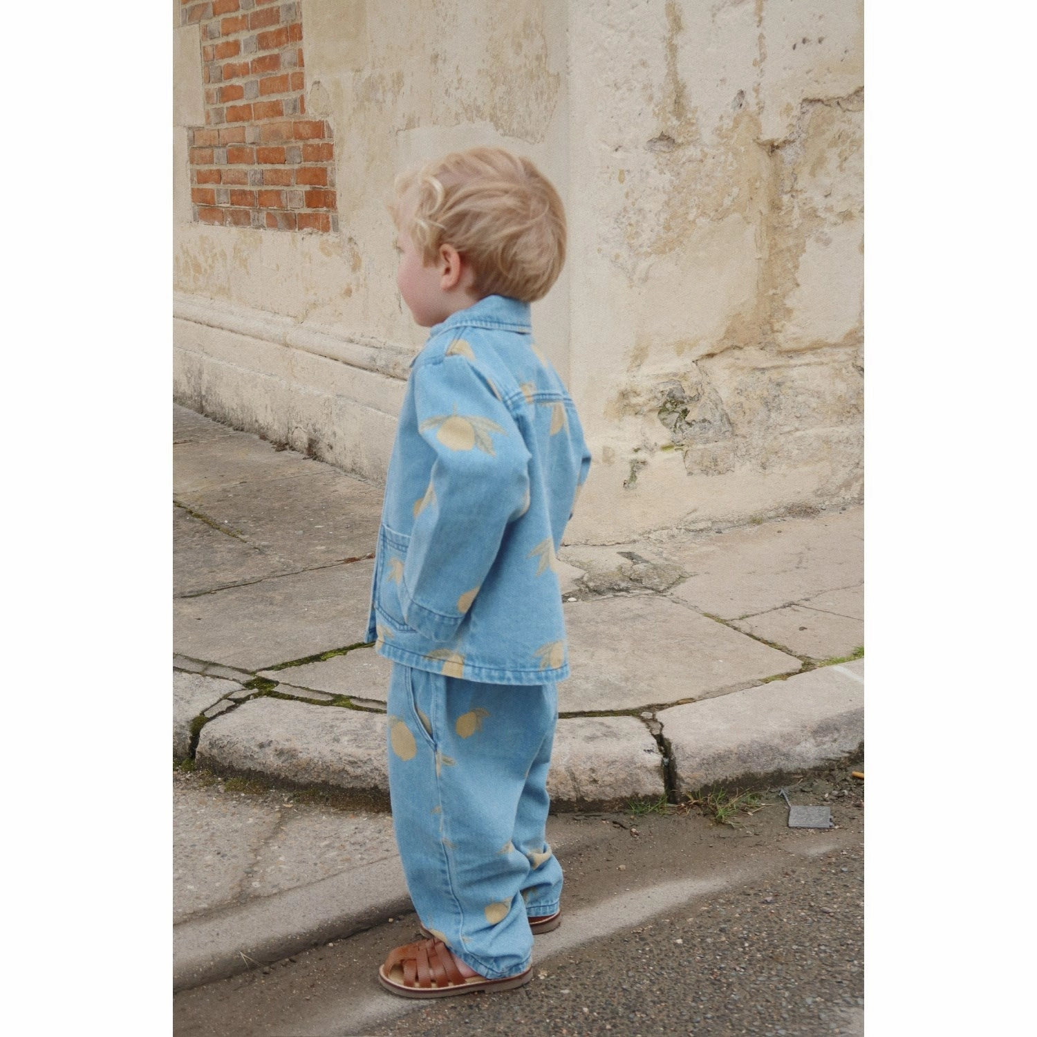Konges Sl?jd Lemon Denim Magot Jacket Gots Double Stitch Seams Slim Fit Styles