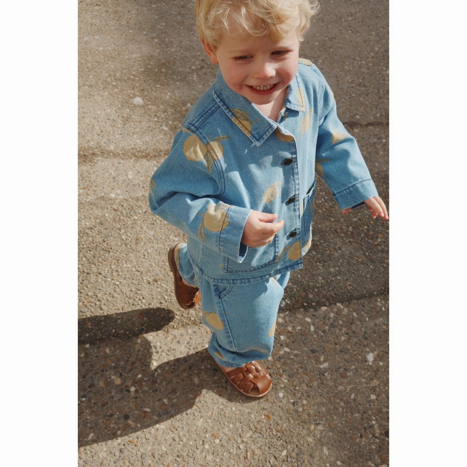 Konges Sl?jd Lemon Denim Magot Jacket Gots Thermal Lined Stylish Layer