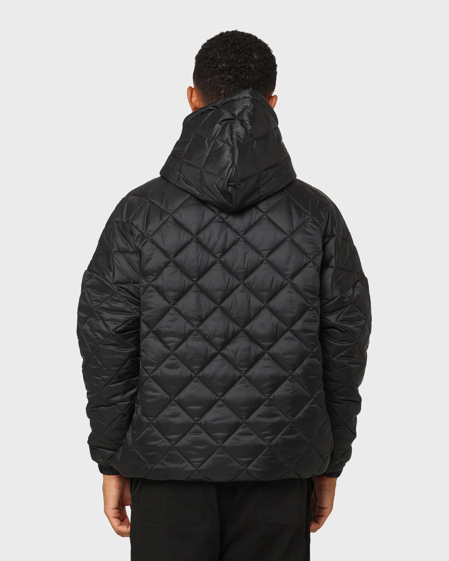 Champion LFS Puffer Anorak Black Compact Storage Design