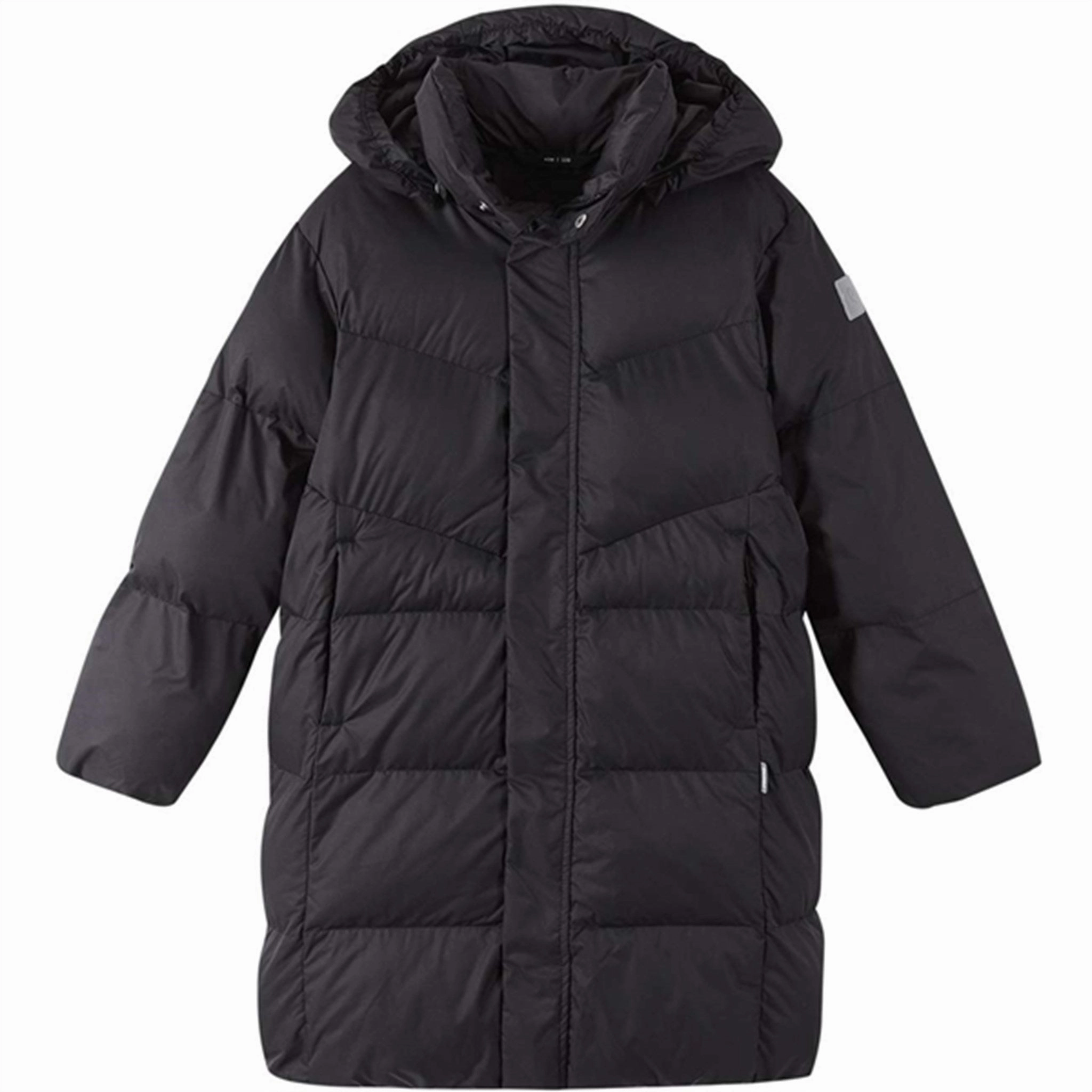 Reima Winter Jacket Vaanila Black Roll Up Hood Transitional Daily Fit