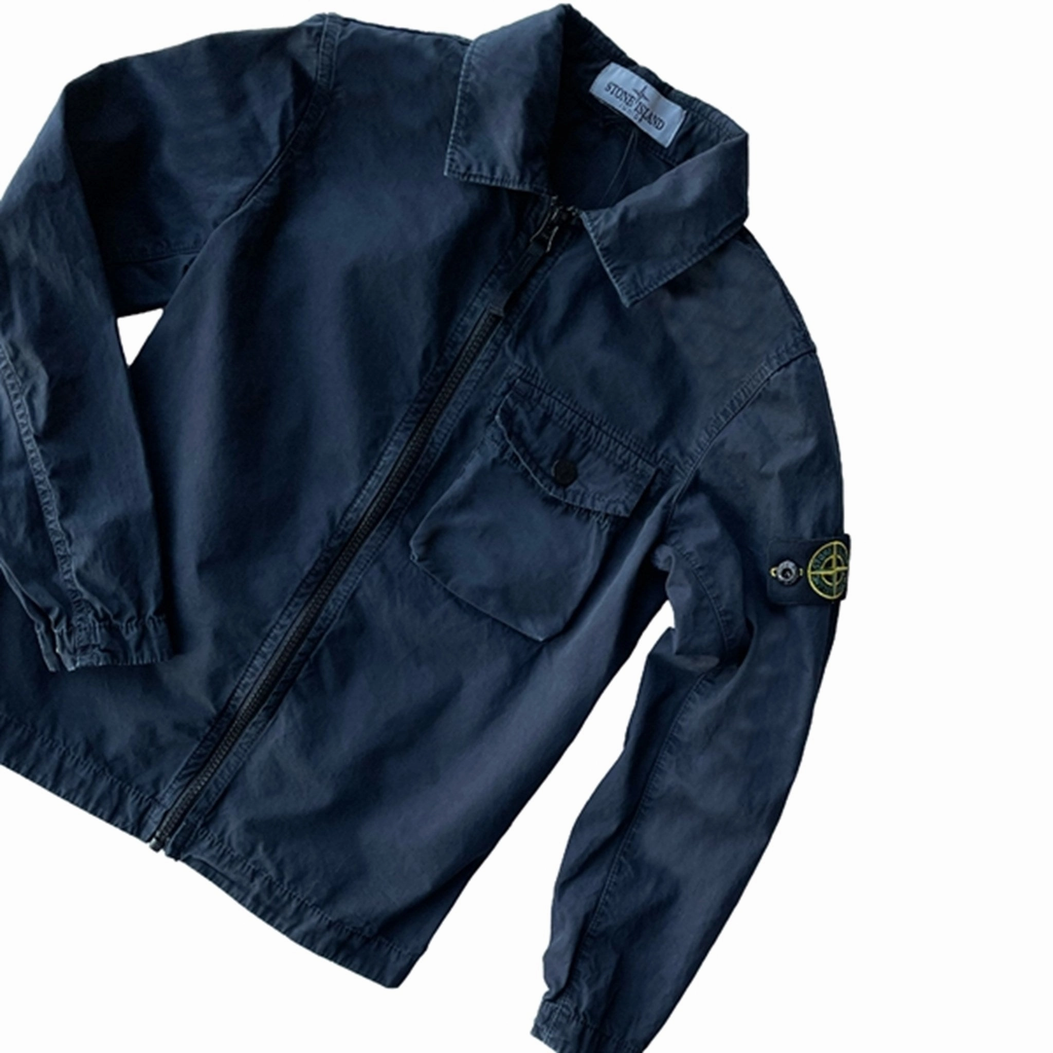 Stone Island Overshirt Navy Blue Storm Ready Gear