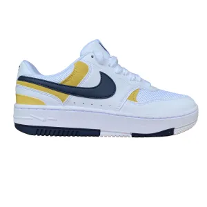 Nike HJ5997-101 Gamma Force Bianco-Giallo - Sneakers Donna Platform Reinforced Heel Clip medial - support shoes