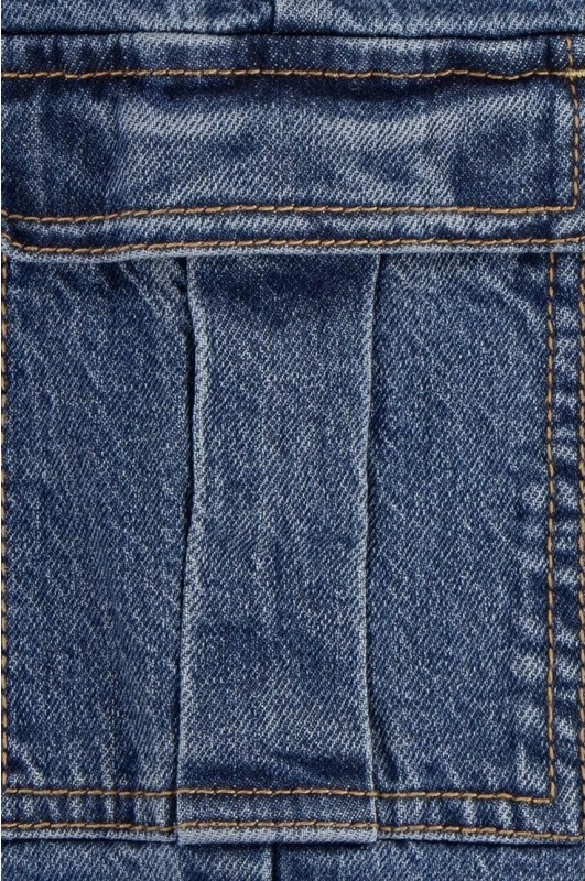 Fit And Easy Classic Appeal Levi's Kids pantalone jeans da ragazzi '94 Baggy Cargo 4EK991-DAC blu medio