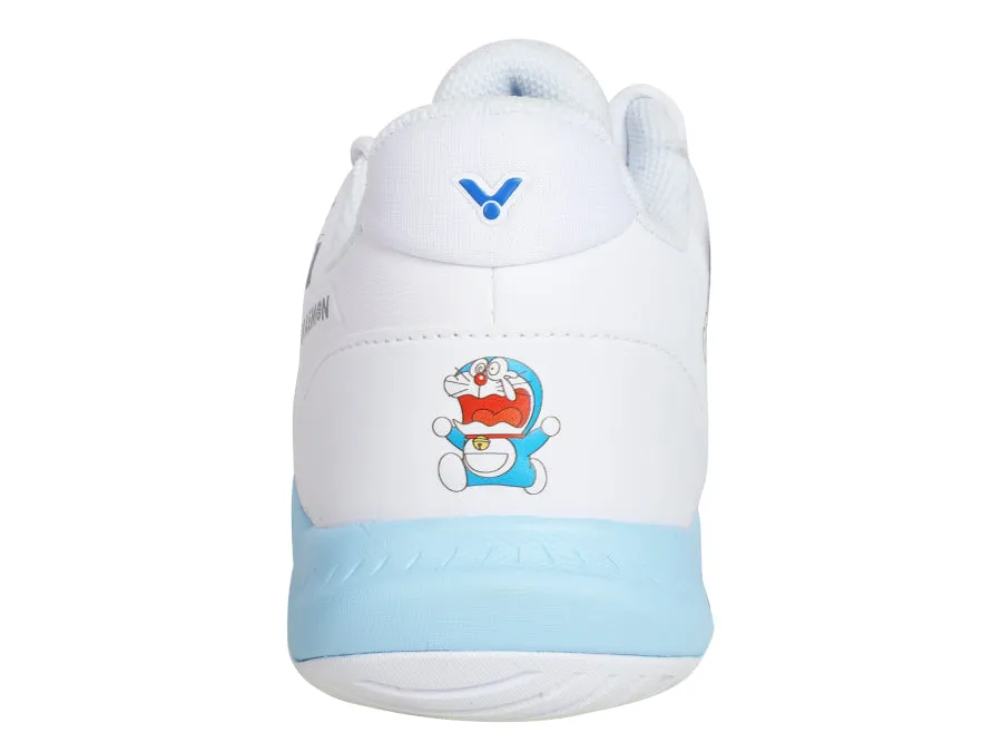 [VICTOR X DORAEMON] P-DRM A Bright White Wide Court Shoes