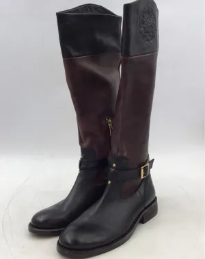 Vince Camuto Women's Flavian Black Side Zip Riding Boots - Size 7.5B