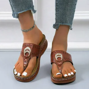 Vintage Casual Beach Slippers