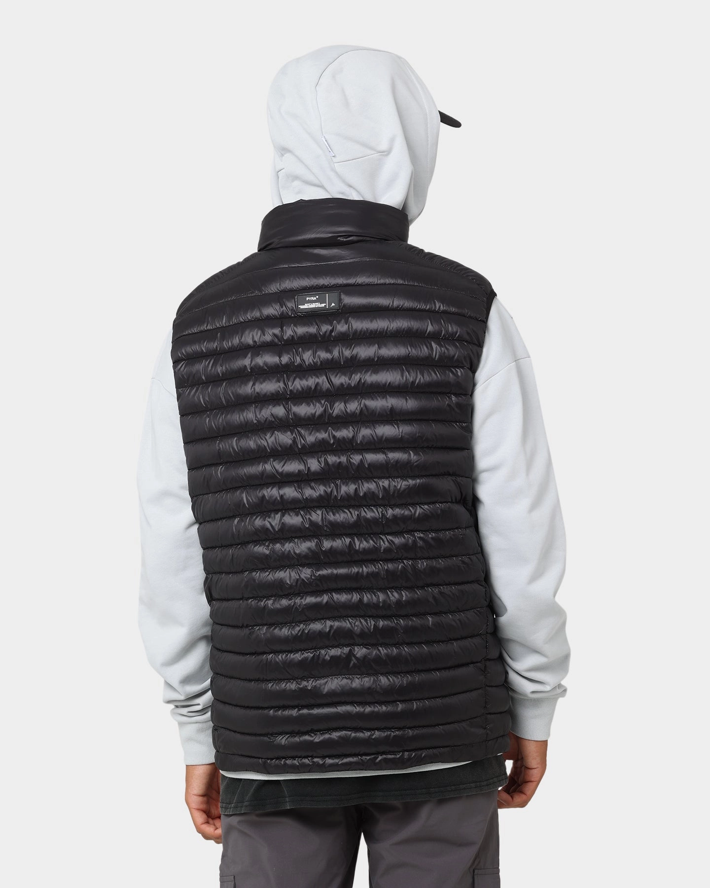 PYRA Summit Puffa Vest Black Software Survive