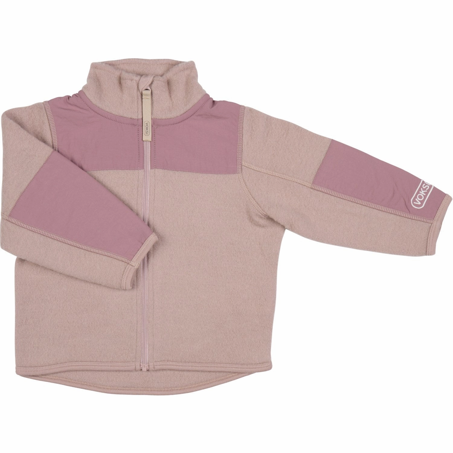 Voksi? Soft Grape Wool Jacket Fleece Seamless Shoulder Construction