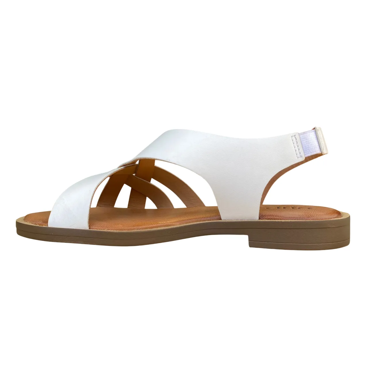 Vueva Sandalo Donna Tacco Basso WD-425R24 WHT Bianco Elegante Tassel Fun