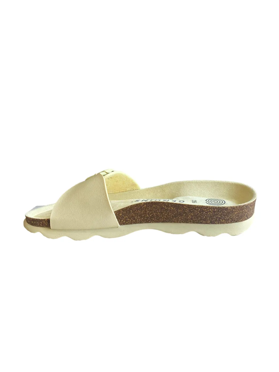 Geniuns sandalo anatomico in vegan da donna Toronto G104831 lemon portable Comfy Open-toe Shoes