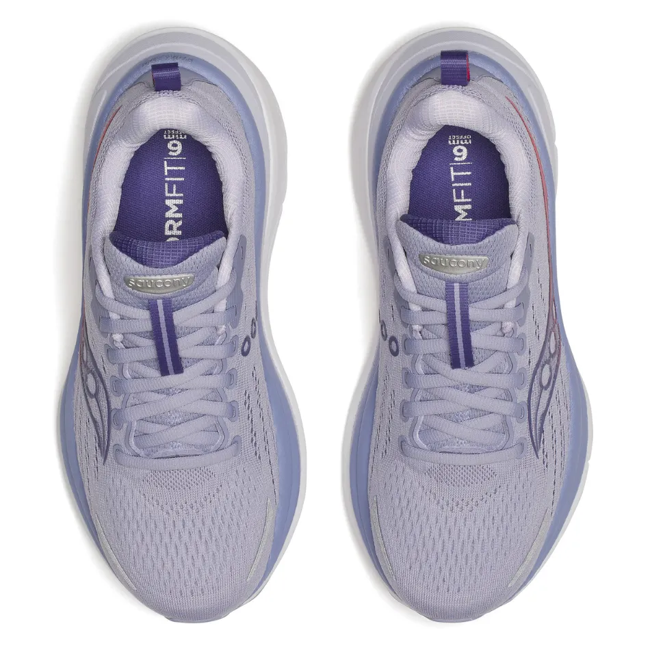 Saucony Women's Hurricane 25 Running Shoes in Thistle/Aster - Online Exclusive Bendable