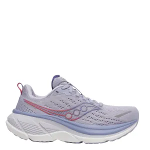 Stabilizing Heel Clip Anti Slip Traction Saucony Women's Hurricane 25 Running Shoes in Thistle/Aster - Online Exclusive