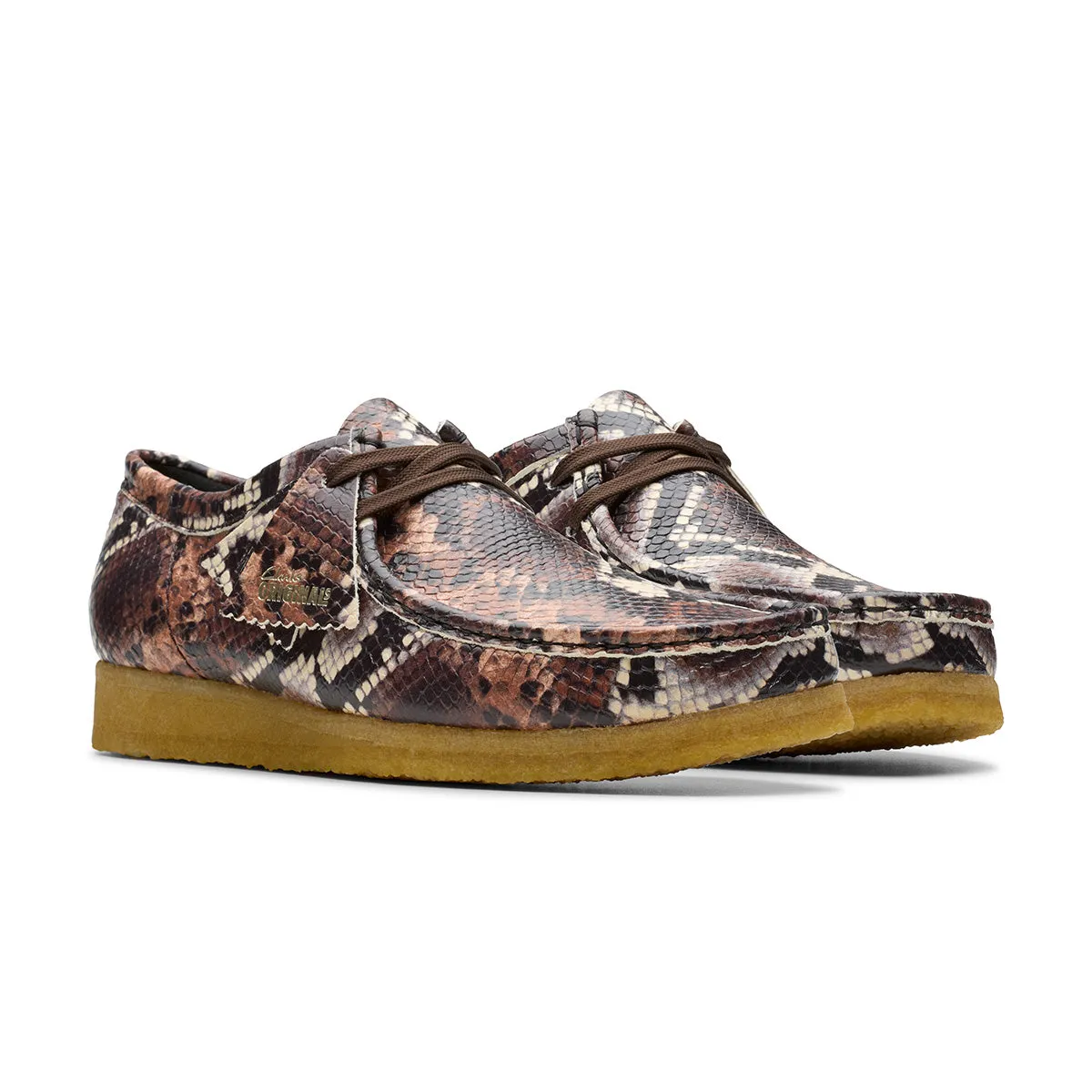 Flexible Wear Sporty Detail Wallabee 'Brown Snake'