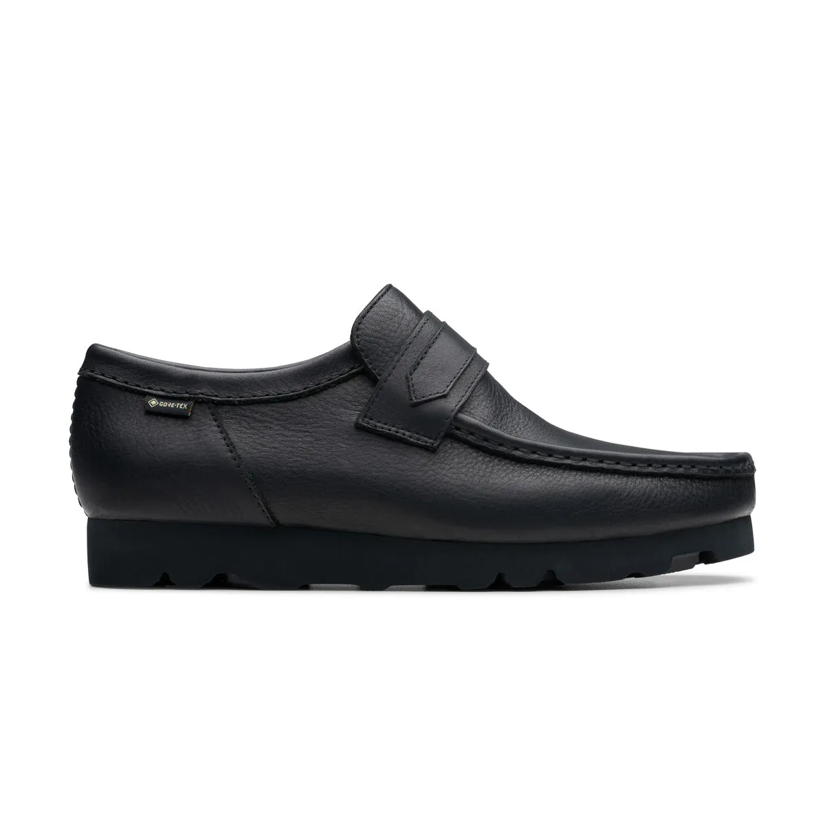 WallaLoafer GORE-TEX 'Black Leather' Adaptive Fit Durable Build
