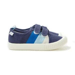 Walnut Canvas Play Ben Retro Navy