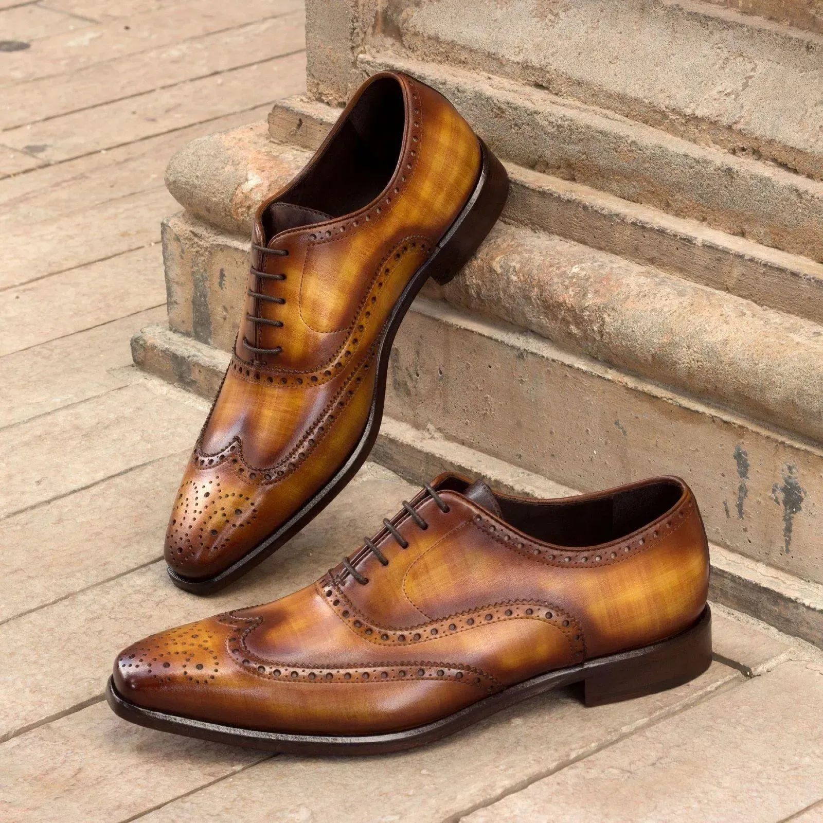 Wardon Patina Brogue Shoes