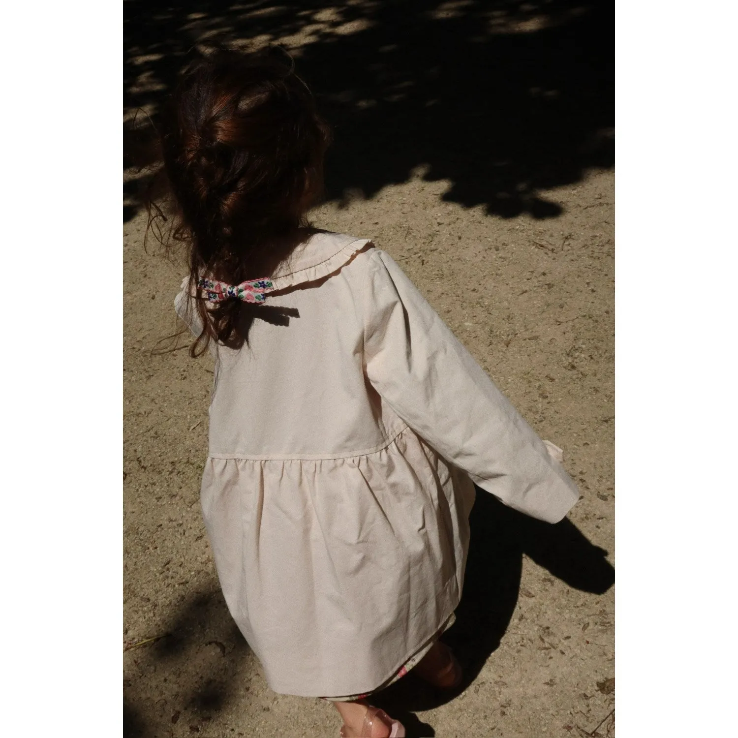 Weatherproof Seams Simple Chill Piece Konges Sl?jd Soft Pink Trenchy Coat