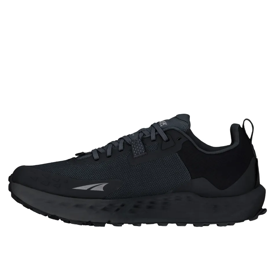 Altra Men's Timp 5 GTX Trail Running Shoes in Black/Black AW25 Fast Secure lacing system