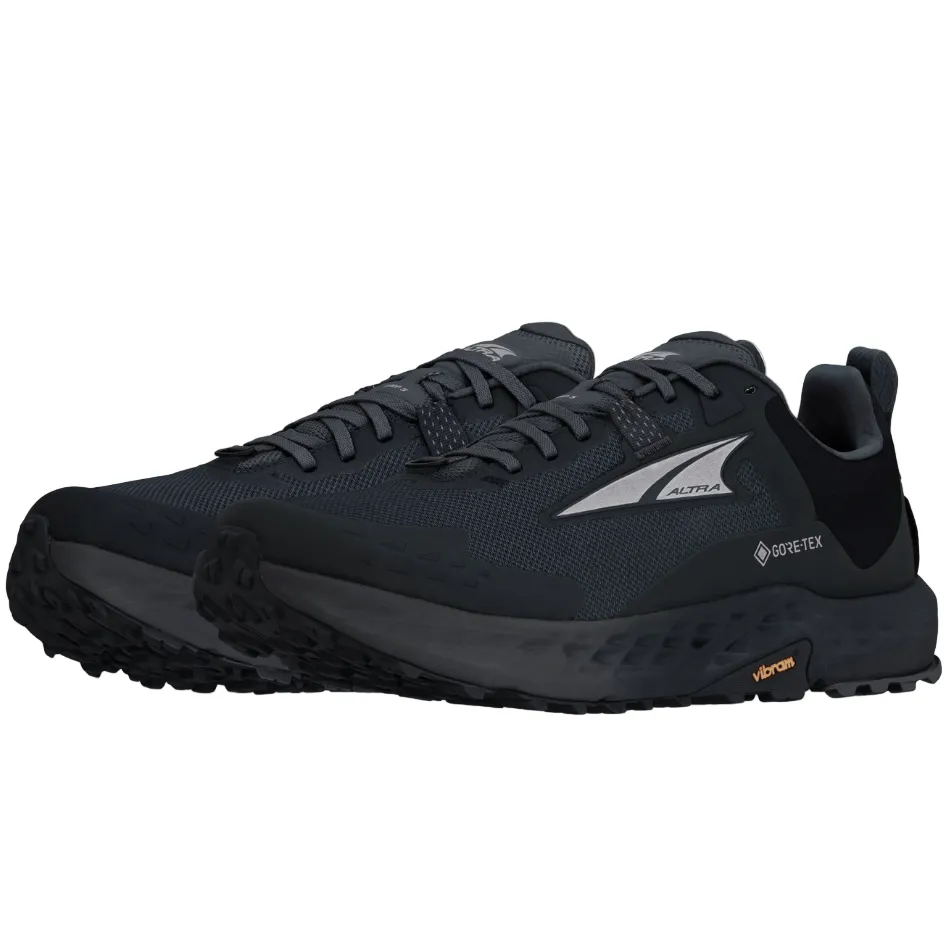Altra Men's Timp 5 GTX Trail Running Shoes in Black/Black AW25 eco - brand shoes
