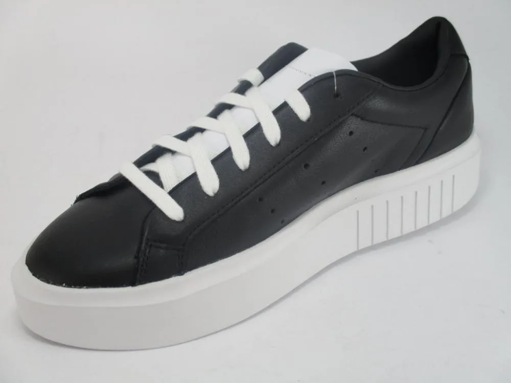 Adidas Originals scarpa sneakers con zeppa da donna Sleek Super W EE4519 nero Comfort Breathability Rolling Motion