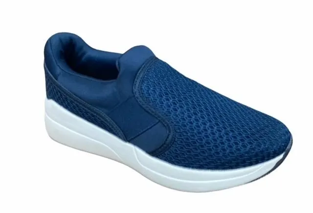 Lotto scarpa sneakers da donna Iris II LF AMF S8160 blu Retro - style