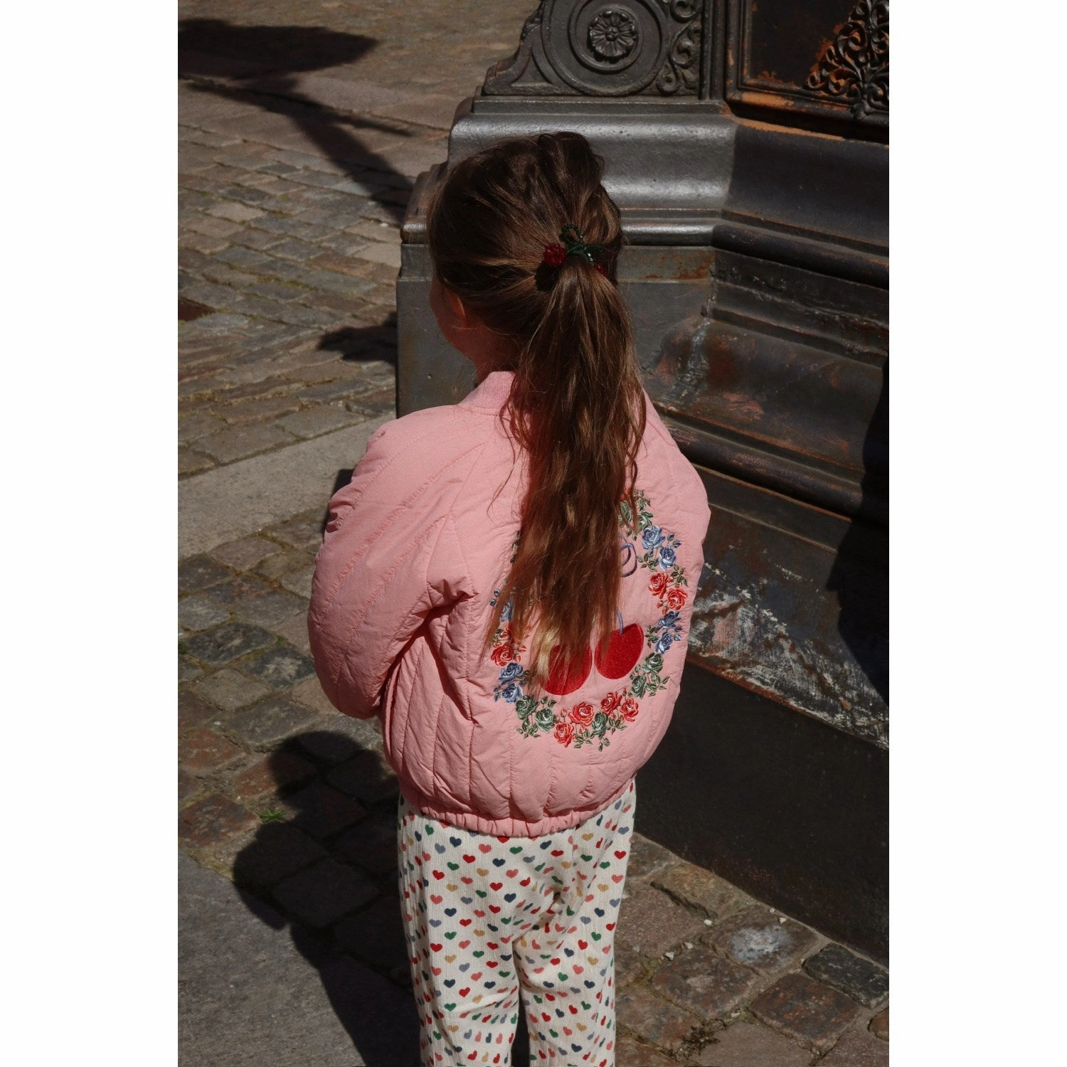Reinforced Shoulder Protection ErgonomicCut Konges Sl?jd Strawberry Ice Juno Bomber Jacket