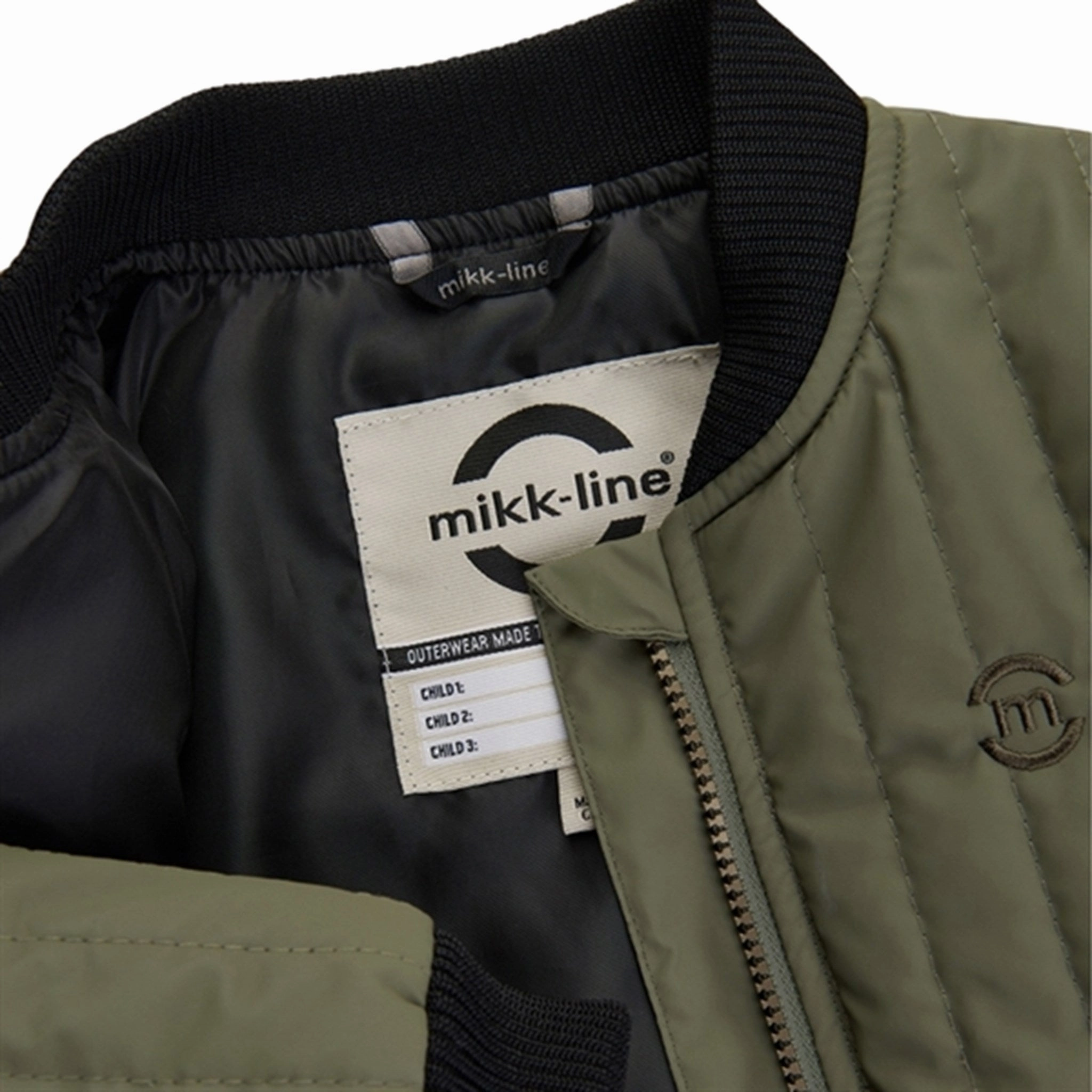 HighNeckDesign Abrasion Proof Edging Mikk-Line Thermo Jacket Dusty Olive