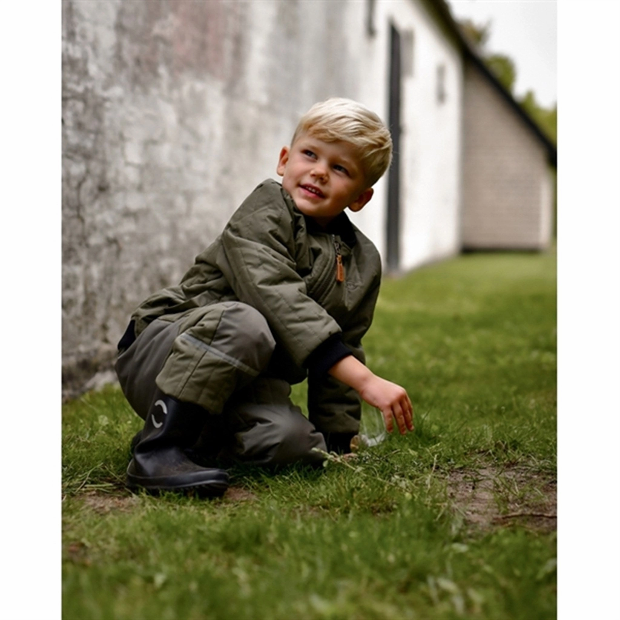 Crisp Weather Fit Mesh Ventilation Panels Mikk-Line Thermo Jacket Dusty Olive