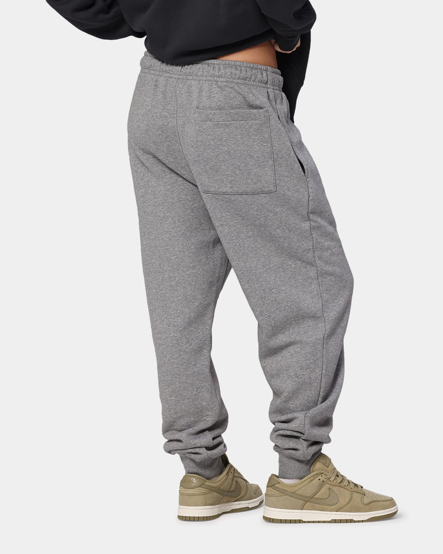 Casual Edge Jordan Brooklyn Fleece Pants Carbon Heather/White