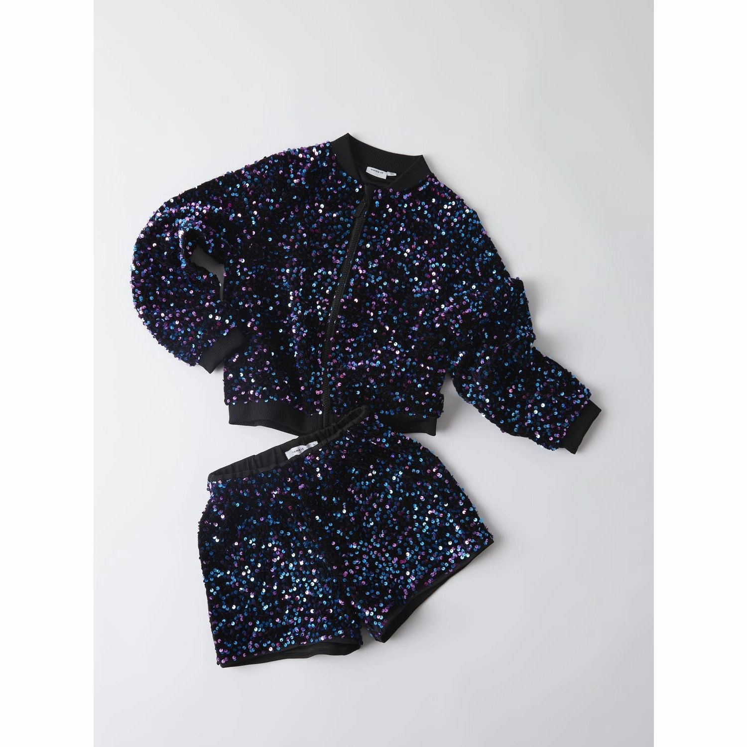 Name It Black Runica Bomber Jacket TearResistantFabric Moisture Managing Liner