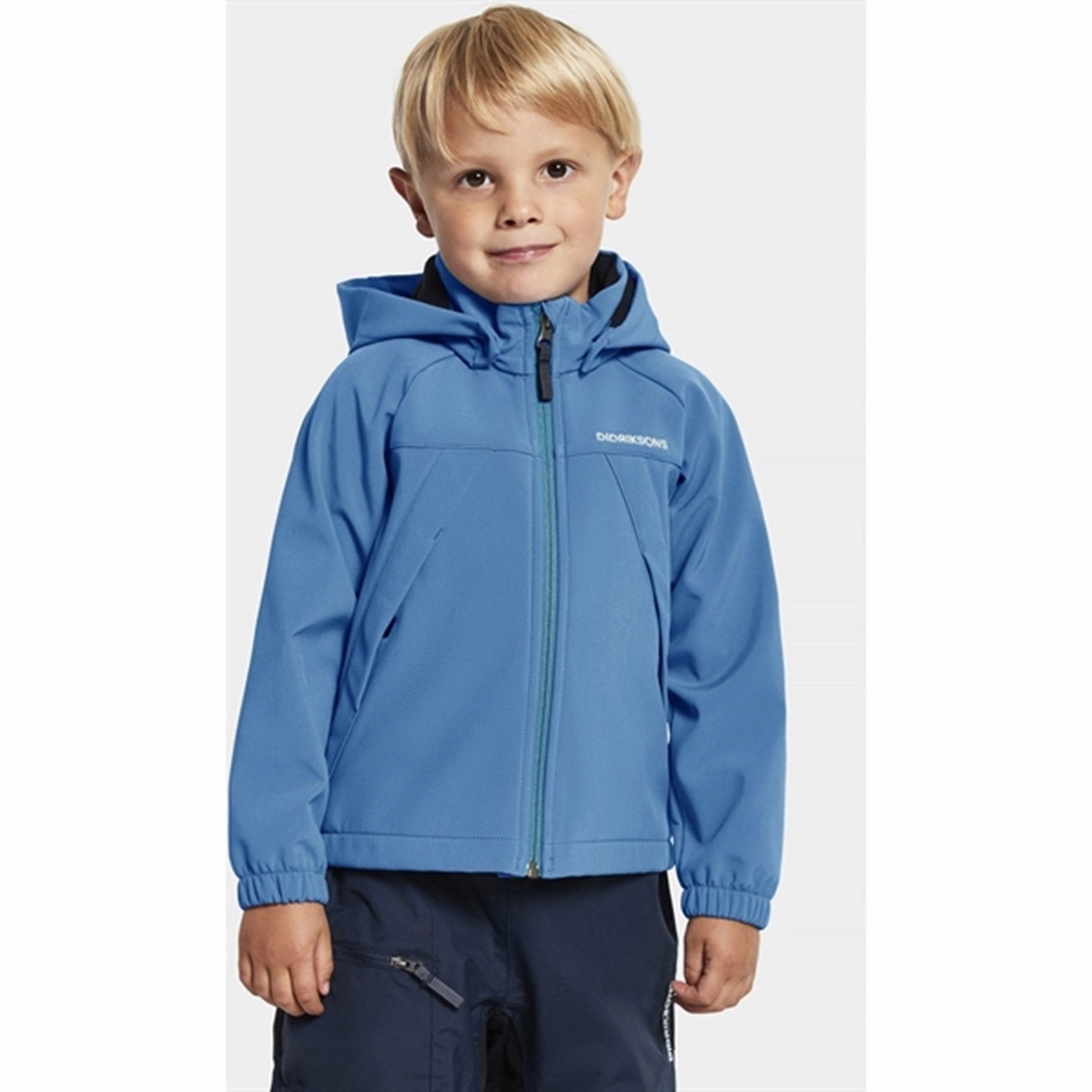 Windproof Inner Layer Didriksons Troel Corn Blue Jacket