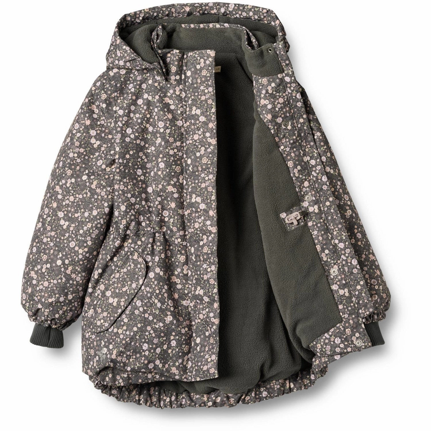 Wheat Black Sea Open Flowers Jacket Tove Eco Friendly Coatings