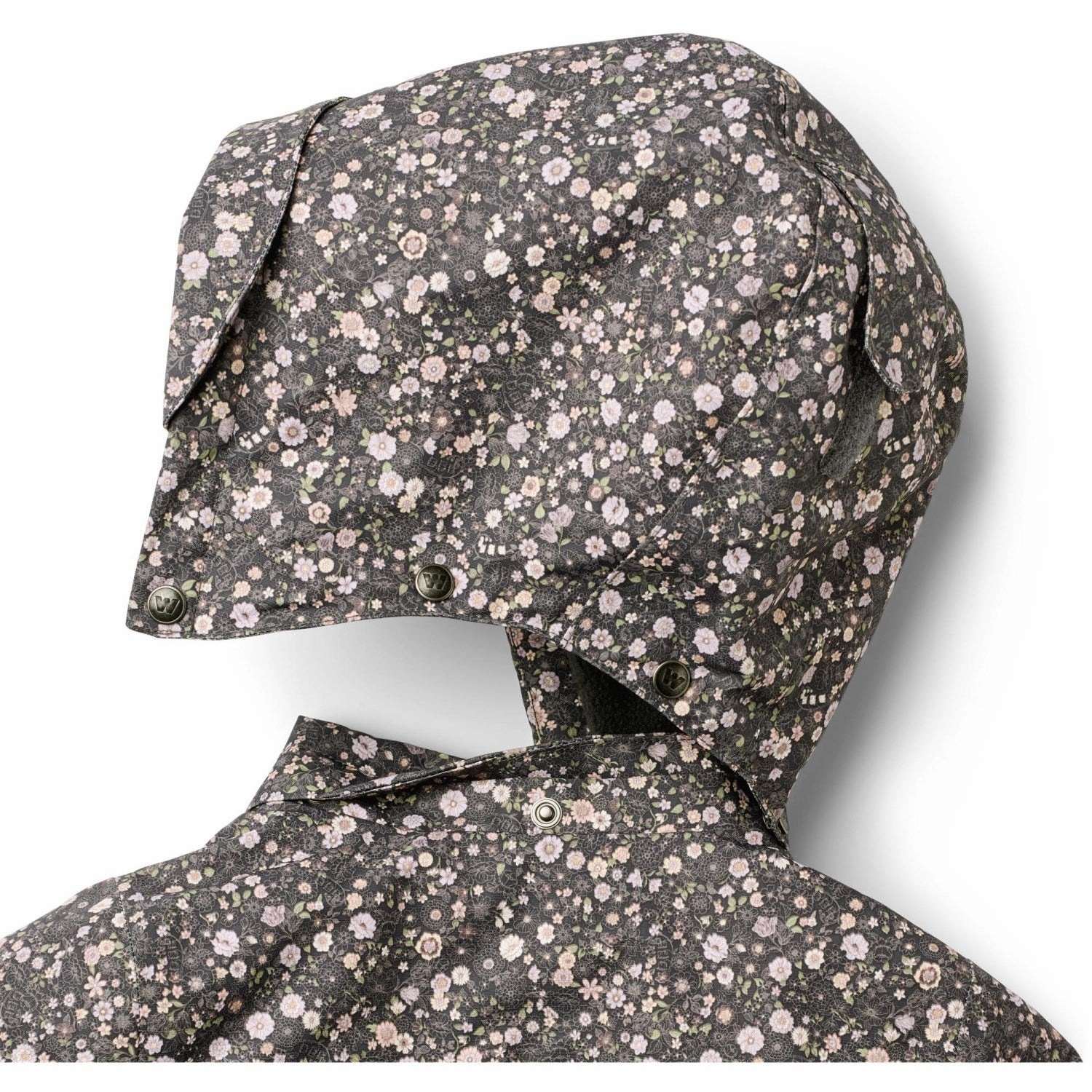 Low Profile Collar Wheat Black Sea Open Flowers Jacket Tove