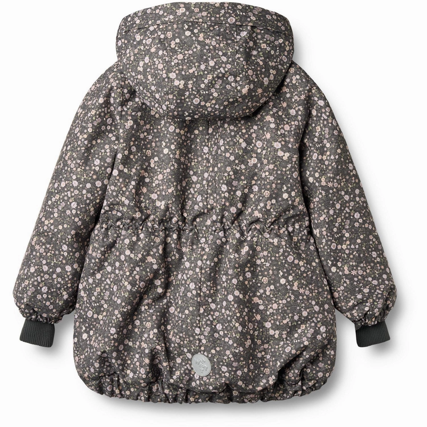 Wheat Black Sea Open Flowers Jacket Tove Easy Care Machine Washable