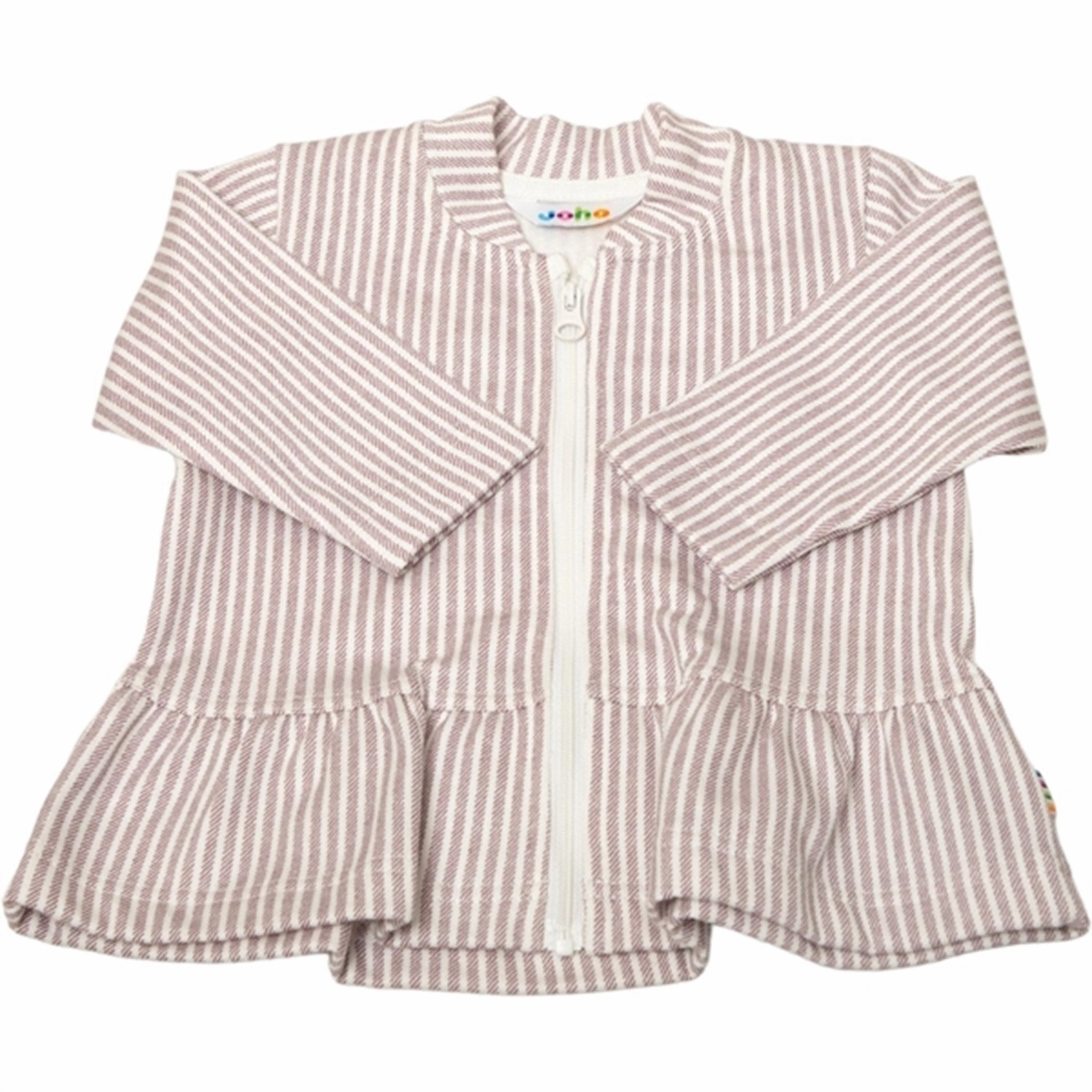 Joha Cotton Pink Jacket Convertible Collar