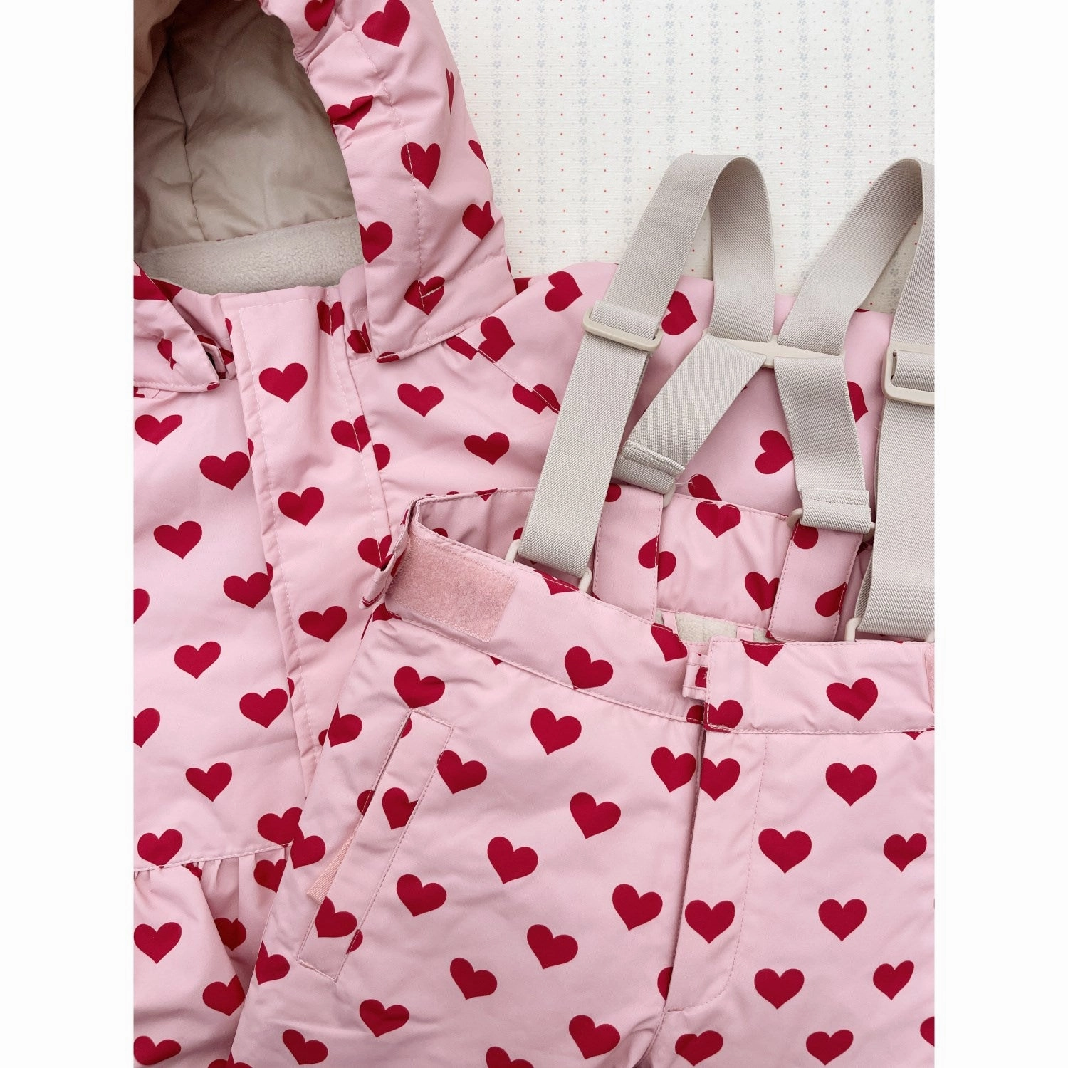Secure Closure System Konges Sl?jd Amour Pink Mismou Frill Jacket
