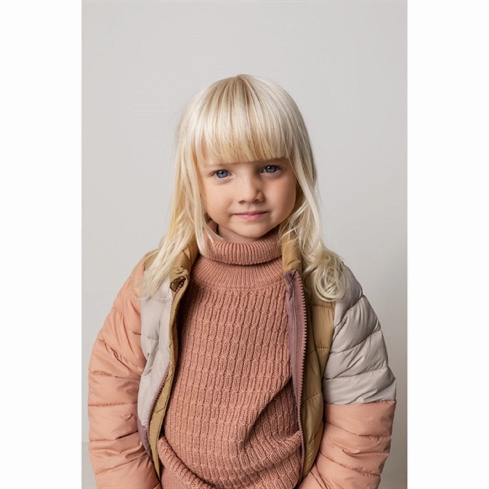 MarMar Owe Vegan Puffer Down Jacket Tawny Rose Blok Adjustable Belt