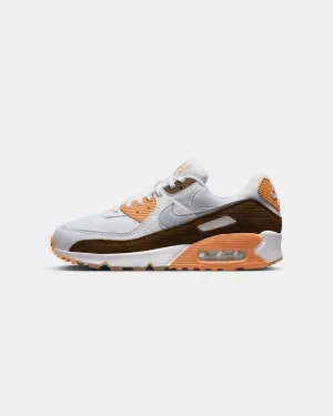 Nike Women's Air Max 90 SE White/Pure Platinum walkers' shoes cross - strap shoes