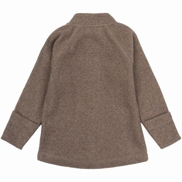 Mikk-Line Cotton Fleece Jacket Melange Denver Lightweight Material Convertible Cuff System