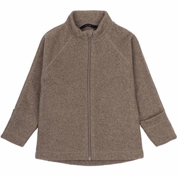 Light Protection Fit For Daily Mikk-Line Cotton Fleece Jacket Melange Denver