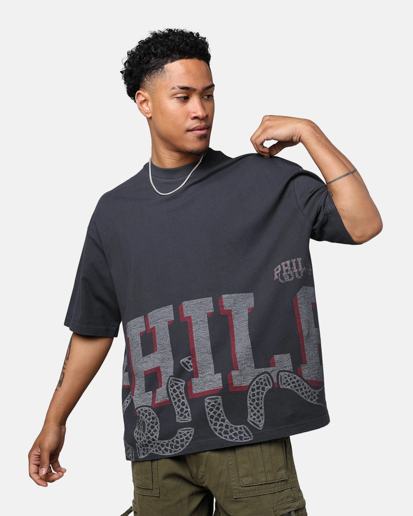 New Era Philadelphia 76ers Oversized T-Shirt Black ZeroDistressFinish Kids playfulness