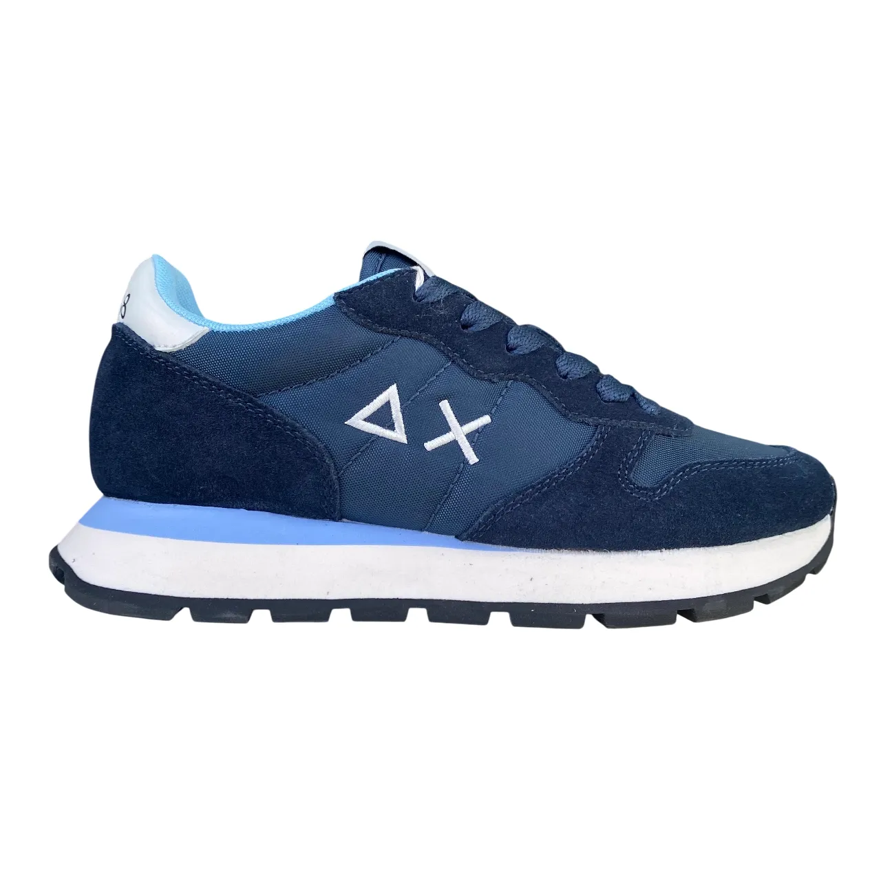 Sun68 scarpa sneakers da donna Ally Solid Nylon z35201 07 blu Aerobic Motion Control LightReflective