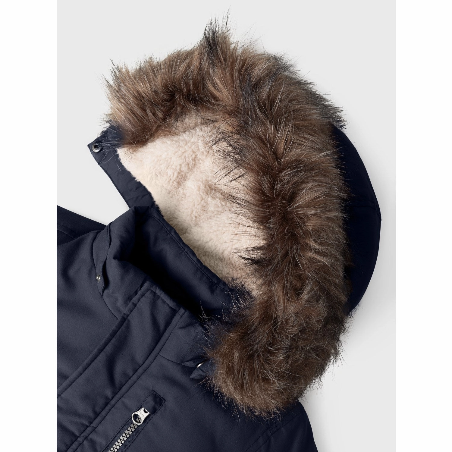 Name It Dark Sapphire Master05 Parka Jacket Cotton Twill