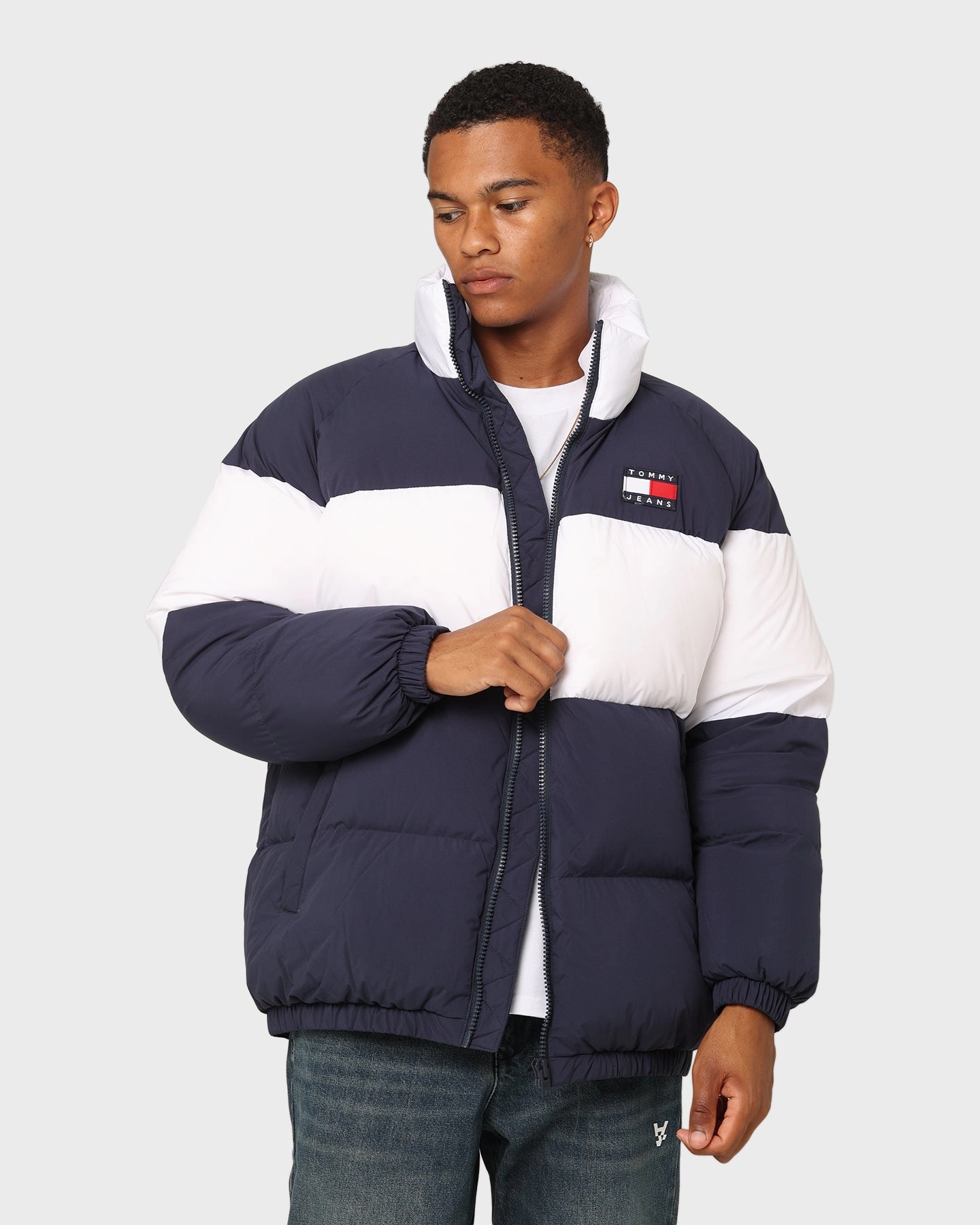 Insulated Fit Mousse Tommy Jeans TJM Authentic Serif Puffer Jacket Twilight Navy