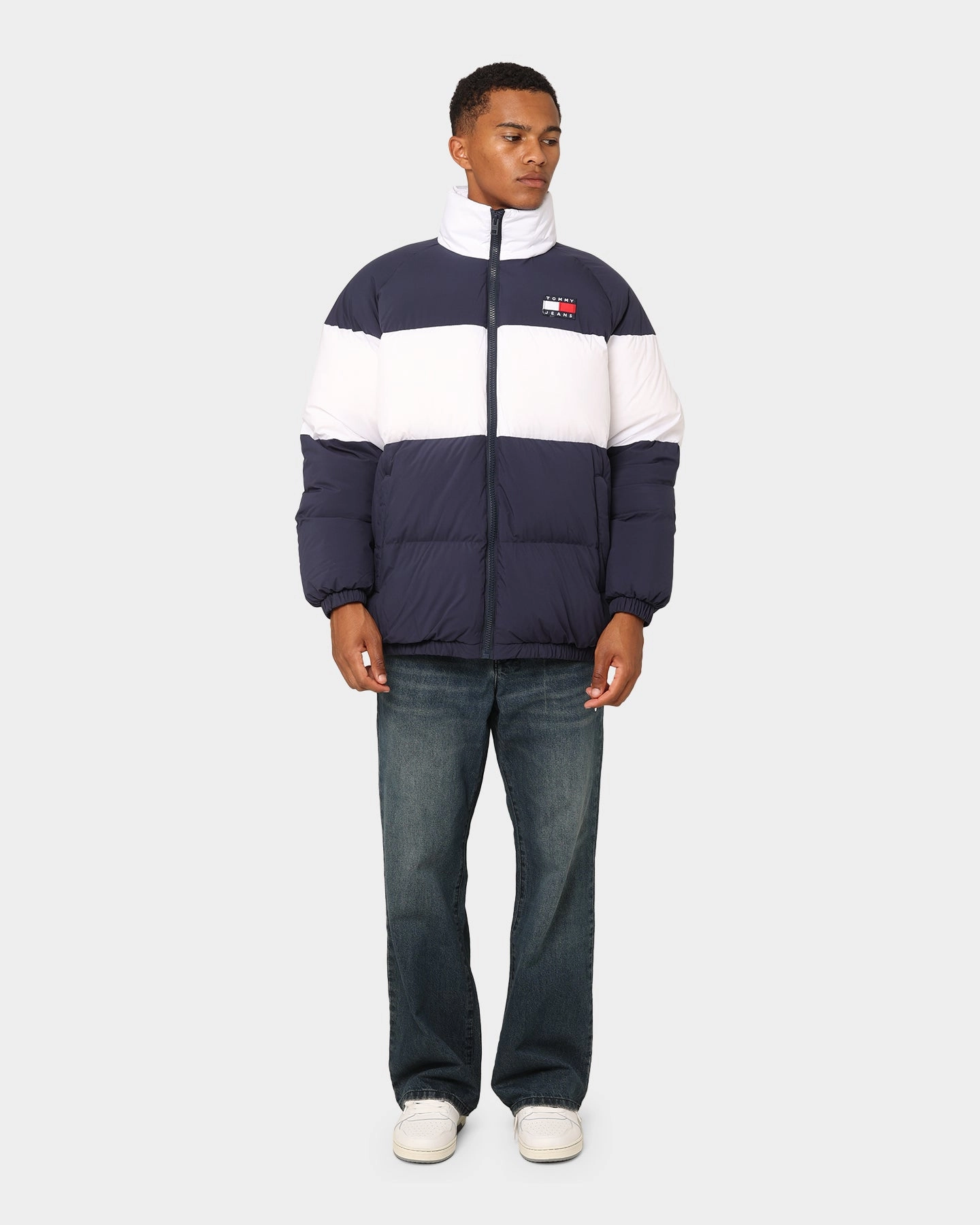 Influence Thermal Base Tommy Jeans TJM Authentic Serif Puffer Jacket Twilight Navy