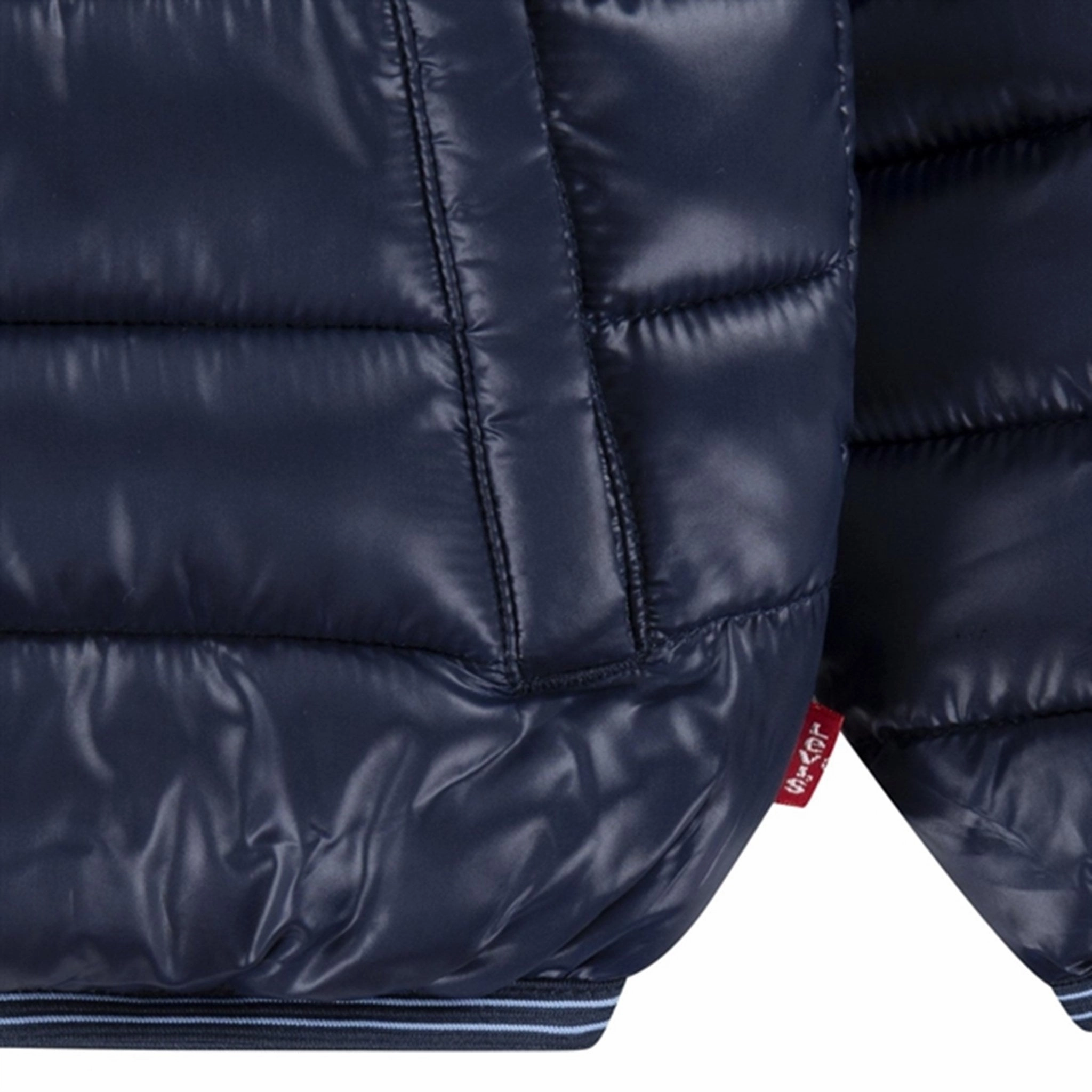 Levi's Baby Sherpa Lined Puffer Jacket Dress Blues Quilted Interior Layer