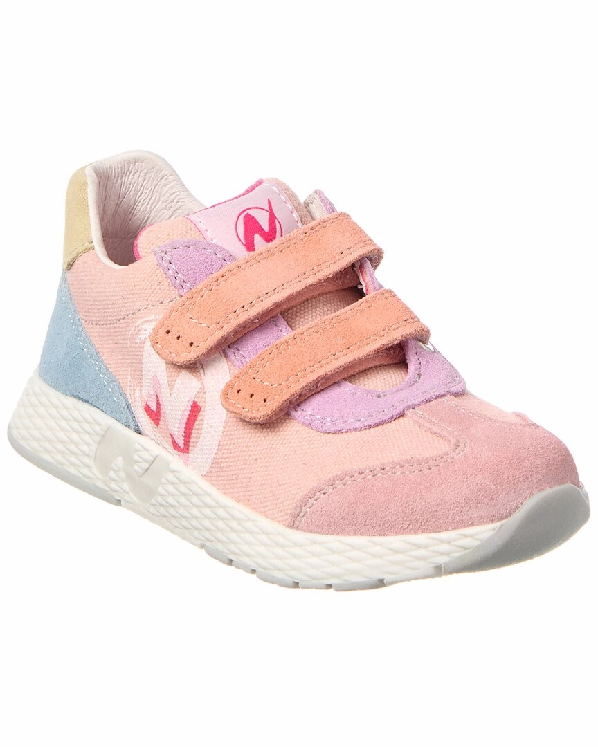 Naturino Jesko 2 Canvas & Suede Sneaker Reinforced toe box