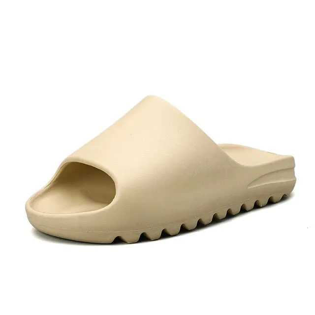 WEH 2020 Luxury brand Slides Men Shoes Slippers Indoor House slippers Graffiti Casual Beach Slipper EVA Quality Cartoon Shoes