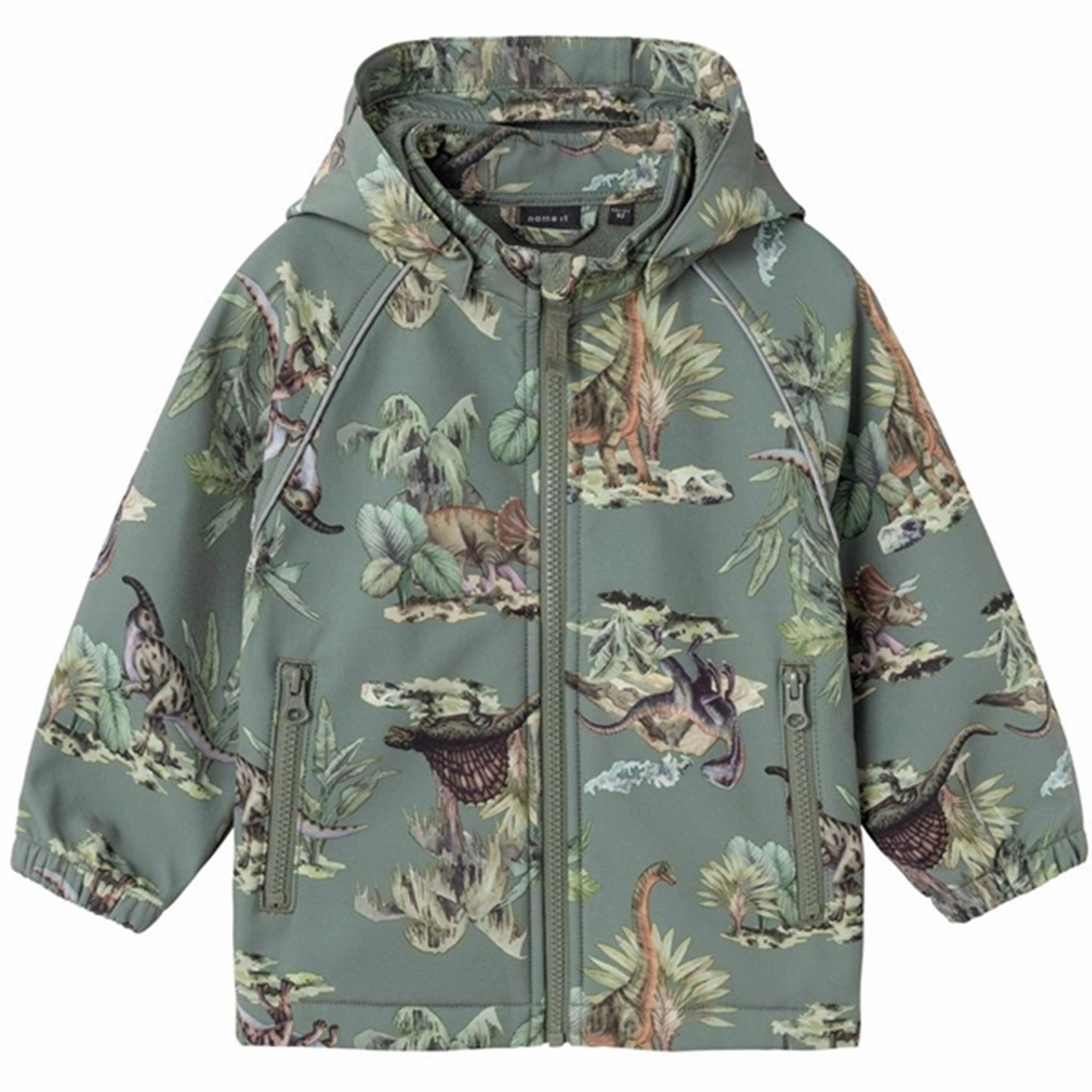 Wind Resistant City Layer Style Name it Agave Green Alfa08 Softshell Jacket Dino